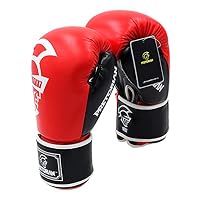 Guanti Da Boxe MMA E Muay Thai – Neoprene Traspirante Per Uomo E Donna (Taglia L, Nero)