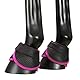 Pfiff 102042 Springglocken Rubi, Sprungglocken mit Klettverschluss, Schwarz-Pink L
