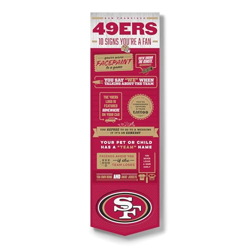 YouTheFan Officially-licensed NFL San Francisco 49ers 6x19 Top 10 Signs