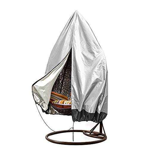 Promo 40% OFF Patio Hanging Chair Covers, Large Wicker Egg Swing Chair Covers, Heavy Duty Weather Resisatnt Outdoor Chair Covers and Big Size 75 H x 45 D (Grey &Black) Promo 40% OFF Patio Hanging Chair Covers, Large Wicker Egg Swing Chair Covers, Heavy Duty Weather Resisatnt Outdoor Chair Covers and Big Size 75 H x 45 D (Grey &Black)