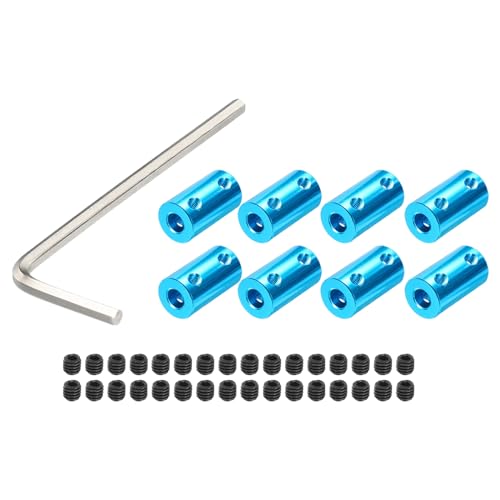 uxcell 6.35mm~6.35mmVtgJv[WbhJbvORlN^[L25mm x D14mmA~jE3Dv^[pDIYGR[_[32lW&Xpit - 8