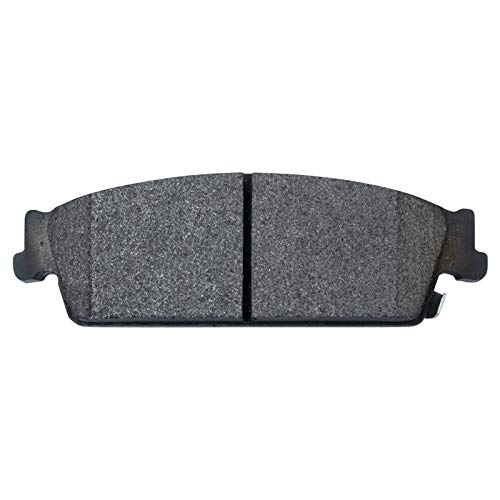Image of TRQ Rear Performance Brake Pad & Rotor Kit Semi-Metallic Premium G-Coated Compatible with 07-10 Cadillac 07-14 Chevrolet 07-13 GMC