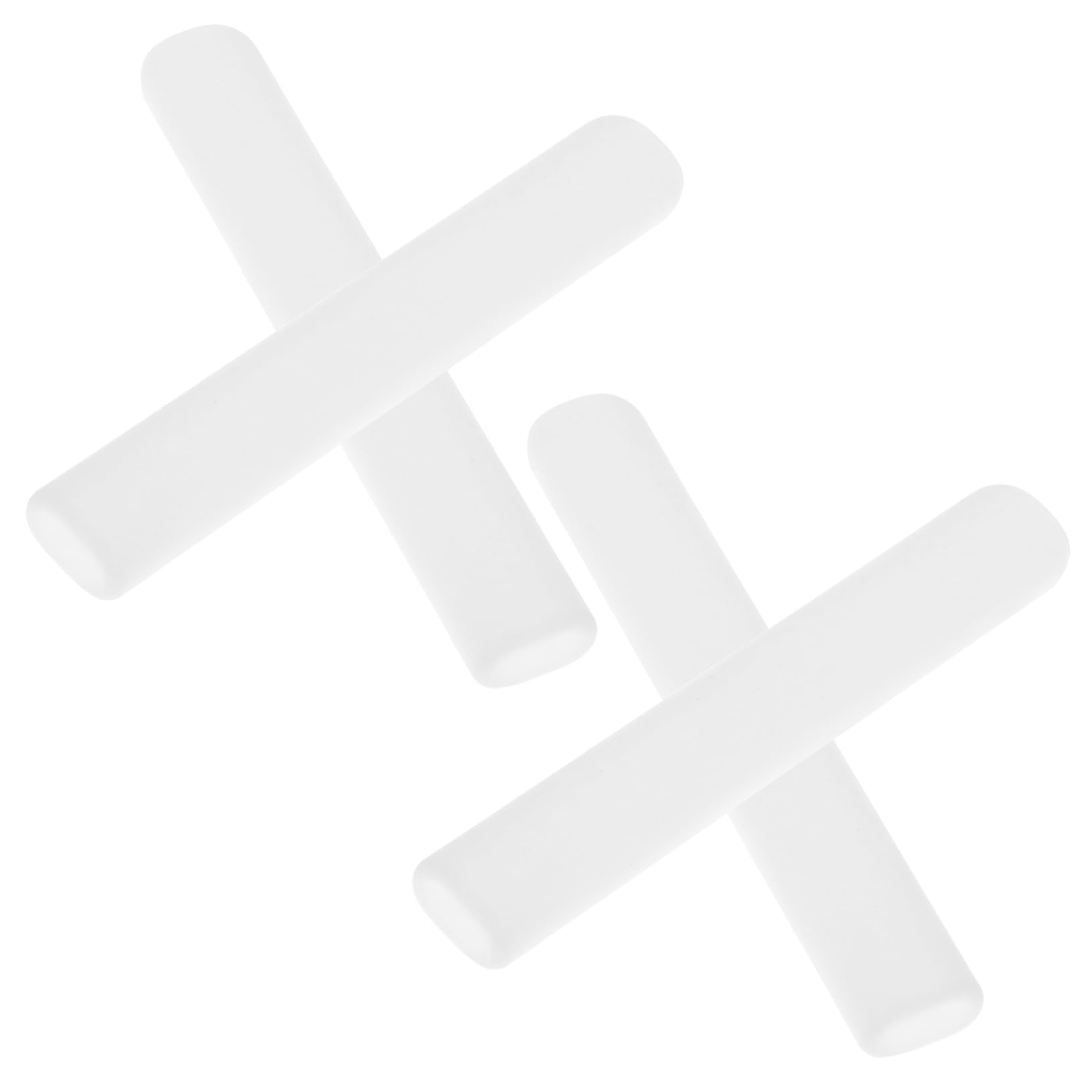 ERINGOGO 2 Pairs Anti-Slip Earmuffs for Glasses Grippers from Covers Protector Eyeglasses Retainer Non Sleeves Eyeglass Ear Hooks End Eyeglass Holder for Multiple Glasses White