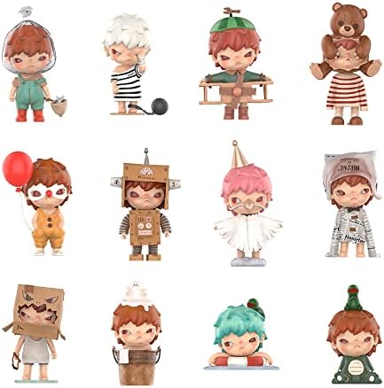 pop mart Hirono Little Mischief Series Exclusive Action Figure Box Toy Popular Collectible Art Toy Cute Figure Creative Gift, for Christmas Birthday Party Holiday