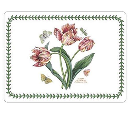 [Parallel Import] Portmeirion Botanic Garden Placemats Rect.set Of 4 Table Mats (Botanic Garden, 4Pcs Placemats) #TOP3