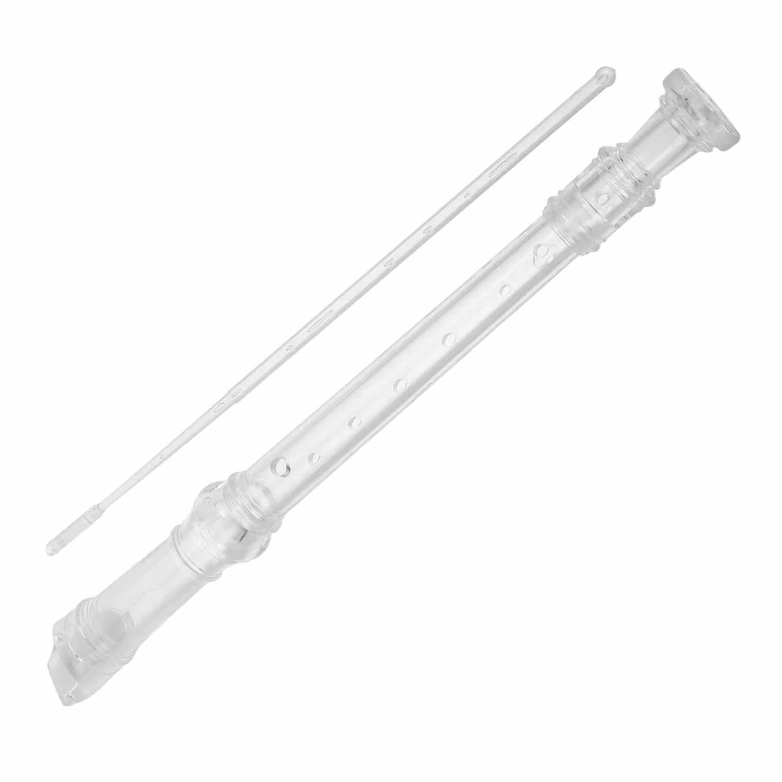 Tradizione Flauto Dolce Flauto Dolce Soprano Trasparente A 8 Fori Per Principianti Strumento Musicale Leggero In Plastica ABS
