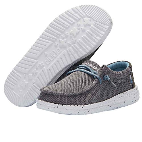Image of HEYDUDE Boy's Wally Youth Multiple Colors | Boy's Shoes | Boy's Lace Up Loafers | Comfortable & Light-Weight