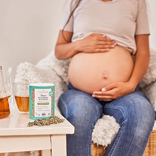 MABYEN Bio Himbeerblättertee 30 g | Schwangerschaft - Geburtsvorbereitung - Naturbelassen - 100% Bio-Qualität