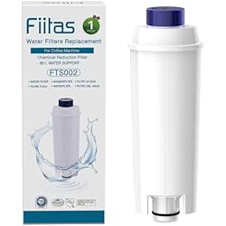 Ablandamiento De Agua Fiitas DLSC002 Filtro de agua descalcificante para la máquina de café Delonghi Magnifica s Dinamica, ECAM, ESAM, ETAM Series, ablandar agua, reducir la cal (1 Unità (Confezione da 1))