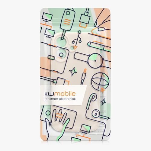 kwmobile Case Compatible with Apple iPhone 17 Case - Slim TPU Silicone Phone Cover - Soft Touch Finish - Cream by kwmobile - Image 7