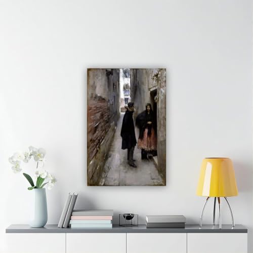 Toile A Street in Venice John Singer Sargent pour créer une ambiance galerie dans votre salon - 6