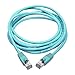 Tripp Lite Cat6a 10G Ethernet Cable, Snagless Molded STP Network Patch Cable (RJ45 M/M), Aqua, 10 Feet / 3 Meters, Manufacturer's Warranty (N262-010-AQ)