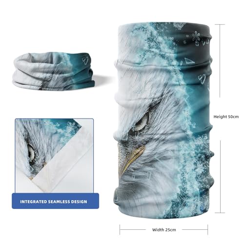 Wild Beast Neck Gaiter with Roaring Lion Design Multifunctional Face Cover for Outdoor Sports2