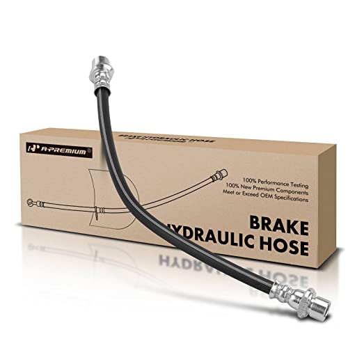 A-Premium Front Driver or Passenger Brake Hydraulic Hose Compatible with Toyota Models - Tundra 2007-2020, Sequoia 2008-2019 - Replace# 90947A2016
