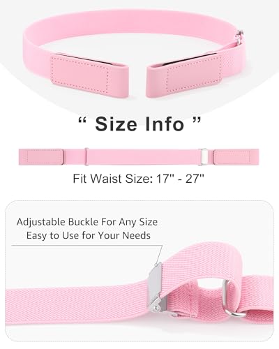 image for AWAYTR Kids Elastic No Buckle Belt for Girls Toddler for Causal Pants 