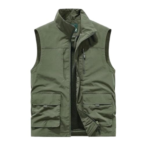 Men Mesh Thin Climbing Multi-Pocket Summer Fishing Photography Vest 677