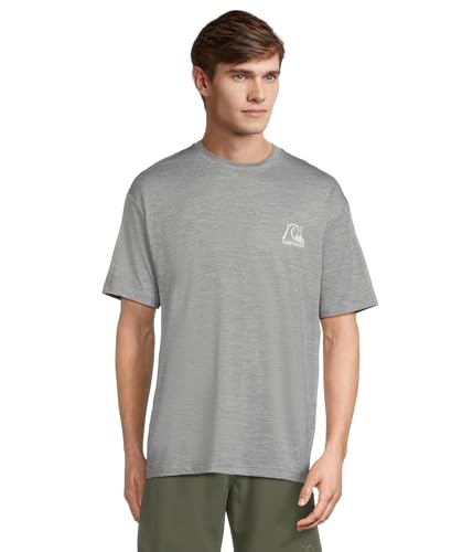 Surf Tee Maillot dermoprotecteur Homme Quiksilver DNA Logo en noir pour le surf