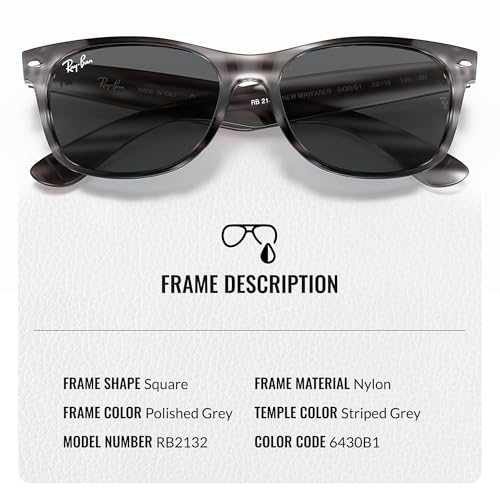 Image of Ray-Ban RB2132 NEW WAYFARER COLOR MIX Sunglasses w /Official Eyewear Kit