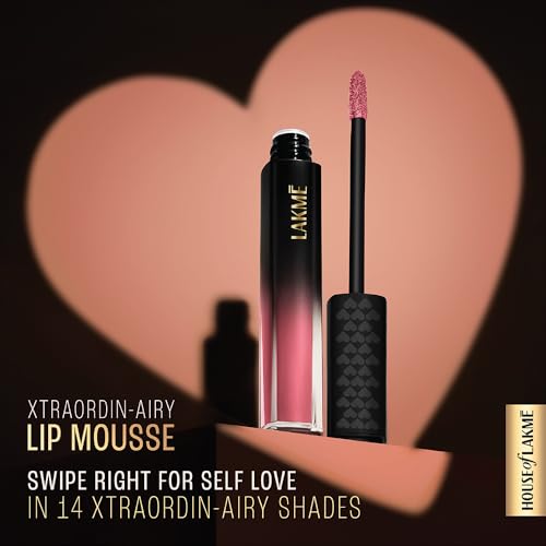 Image of LAKME Xtraordin-airy Lip Mousse Matte Finish First Crush Pink