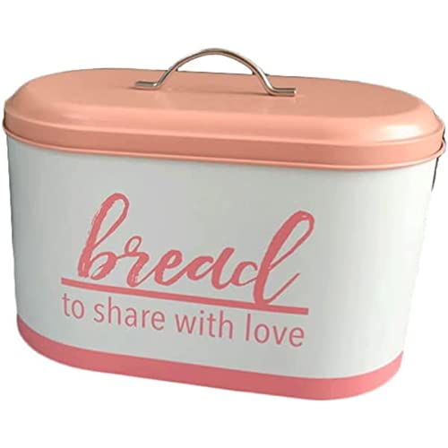 OLOTU Sealed Metal Bread Bin - Stylish Bread Box with Lid for Kitchen Countertop Storage and Organisation
