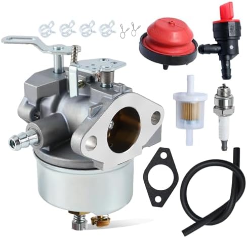 640052 HMSK80 Carburetor Compatible with Tecumseh HMSK80 HMSK90 8hp 9hp 10hp LH318SA LH358SA 640054 640349 640058 640058A OREGON 50-659 STENS 520-926 Carb Snow Blower Generator Chipper Shredder