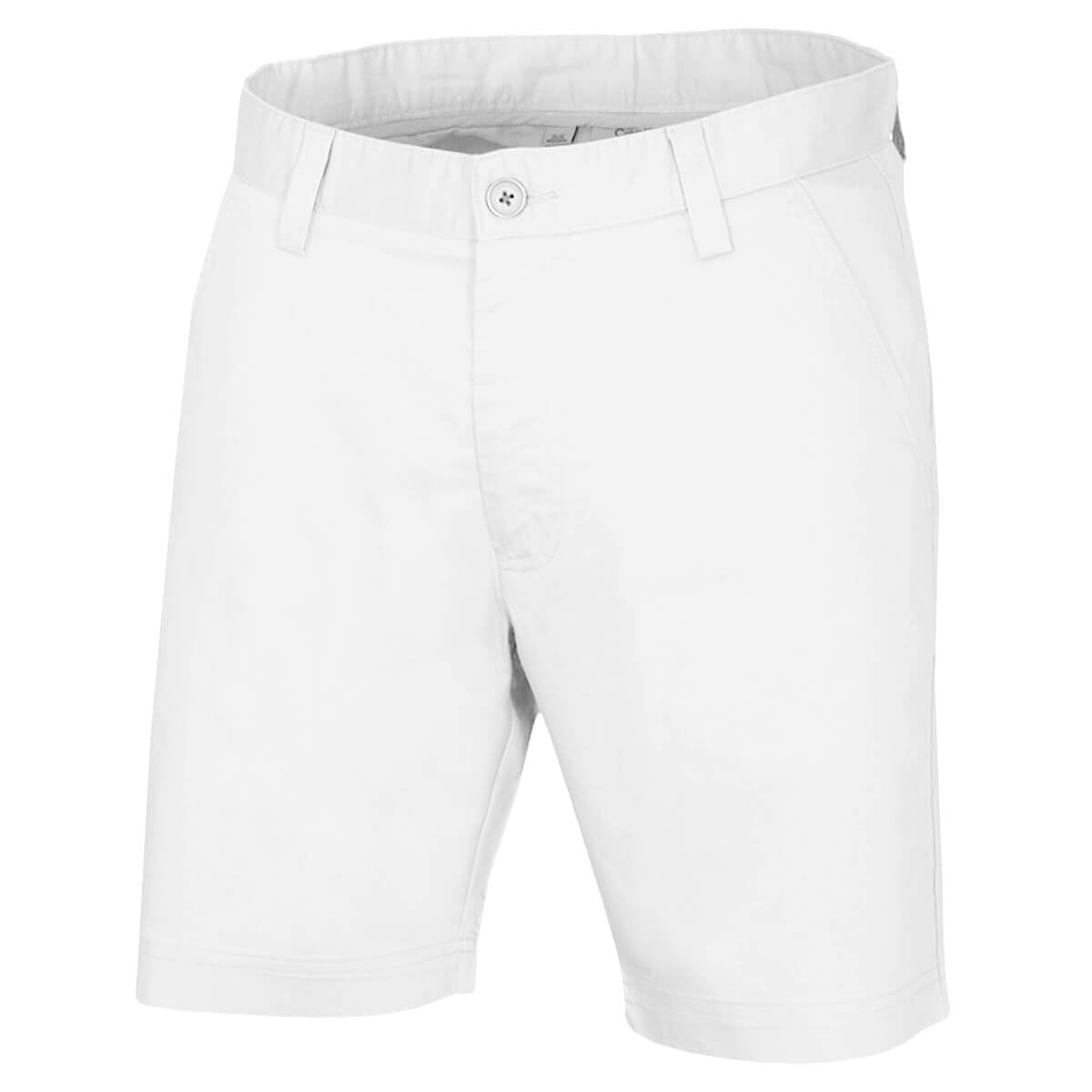 Calvin Klein (34" Waist, ) Mens 2026 Campus Chino Lightweight Stretch Golf Shorts White
