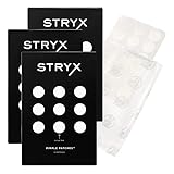Stryx Hydrocolloid Acne Pimple Patches for Men - Great for Breakouts, Zits, Blemishes, Whiteheads, & Reducing Redness - Designed for Men’s Larger Pores - Ultra-thin, Invisible Application