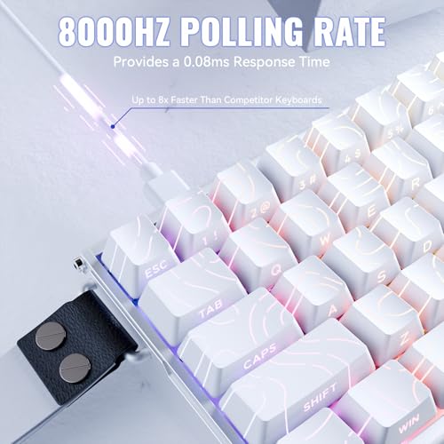 Clavier magnétique 8K ATTACK SHARK X68MAX HE à déclenchement rapide - 4