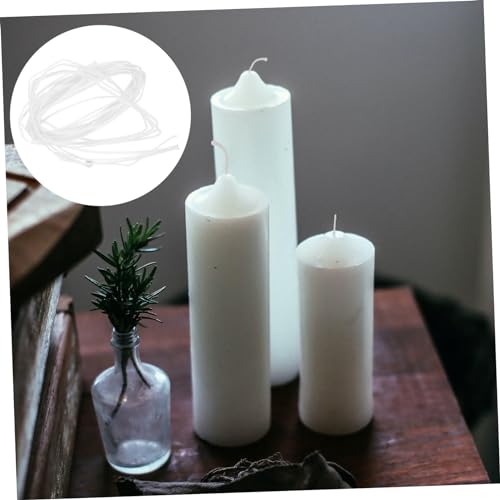Mecha de algodón para velas para hacer velas DIY miniatura 6