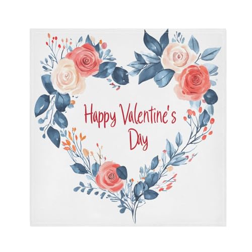 Servilletas de Tela para San Valentín Set x6 20x20 in miniatura 1