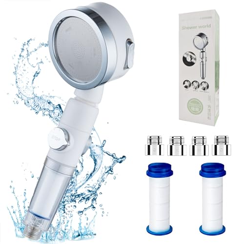 CML SCL 2024 最新型 シャワーヘッド マイクロナノバブル 増圧 80%節水 塩素除去 3段階モード 分解掃除可 節水 高水圧 低水圧 360°調節 首振り 水量水圧調節 手元止水 最強 ウルトラファインバブル ミスト しゃわーへっど 肌ケア 髪