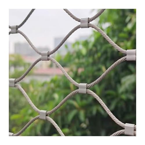 Protección de acero inoxidable de 15 cm para barandilla y gallinero