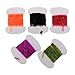 BESSTUUP 5 Cards Fly Fishing Tinsel Chenille Crystal Flash Line for Fly Tying Materials