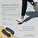 Natural Foot Orthotics Slim Insoles - Podiatrist-Designed Arch Support Shoe Inserts for Good Feet to Relieve Plantar Fasciitis, Back, Foot, Hip & Knee Pain. Designed for Low to Medium Height Arches