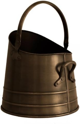 Mansion Heritage Coal Hod Bucket Scuttle - Antique Brass