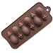 Longzang 6 Cavity Mouse Rat Silicone Mold for Cake Choco Late Ice Tray Panna Cotta Pudding Jello Shot Candy