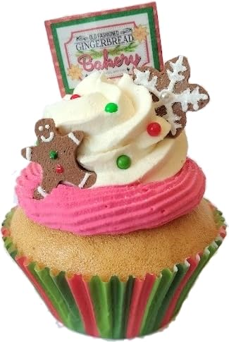 Imagine Out Loud Fake Cupcake Christmas Baking Cookies Gingerbread Bakery