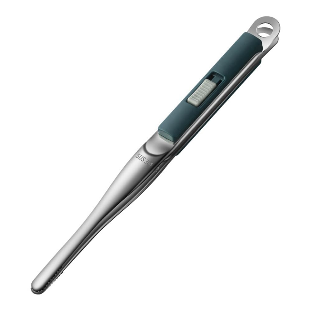 CTRLZS Stainless Steel Barbecue Clip Meat Cooking Utensils Kitchen Tongs Camping BBQ Salad Baking Accessories,As Shown