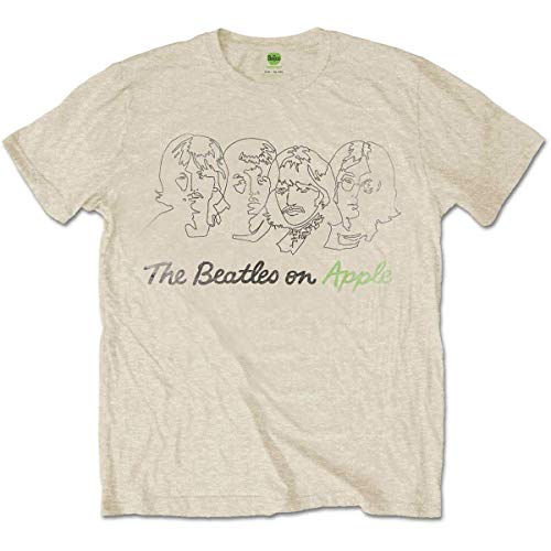 Image of T-Shirt # Xl Unisex Neutral # Outline Faces on Apple