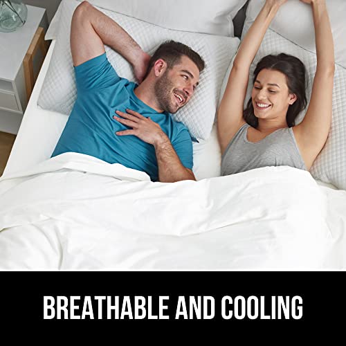 Gorilla Grip Fitted Stay In Place Queen Bed Sheet, Extra Deep Pocket Sheets, Soft Breathable Lightweight Microfiber, All Around Elastic Bottom, Oeko-Tex, Wrinkle, Fade, And Shrink Resistant, White #TOP7