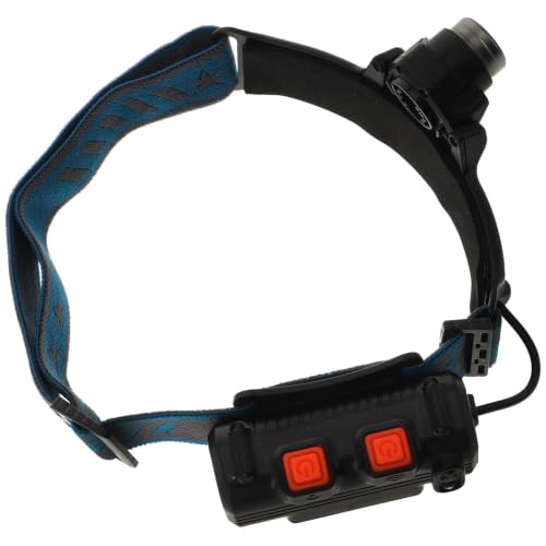 Linterna frontal portátil de alta potencia con batería recargable incorporada