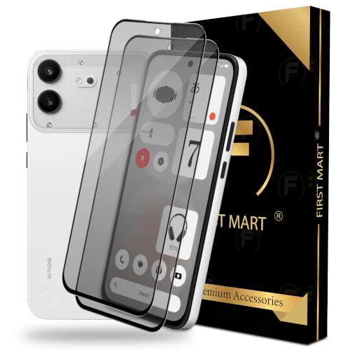 Image of FIRST MART Military-Grade Matte Anti-Glare Tempered Glass for Nothing Phone 4b (6.77 Inch) With Installation Kit | Edge to Edge Coverage |Anti Glare, Bubble-Free [2 Pack]