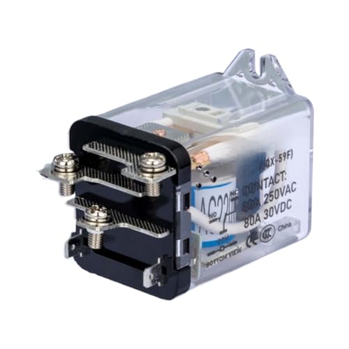 Relais AC220V 80A résistant aux surcharges pour circuit de puissance 59F