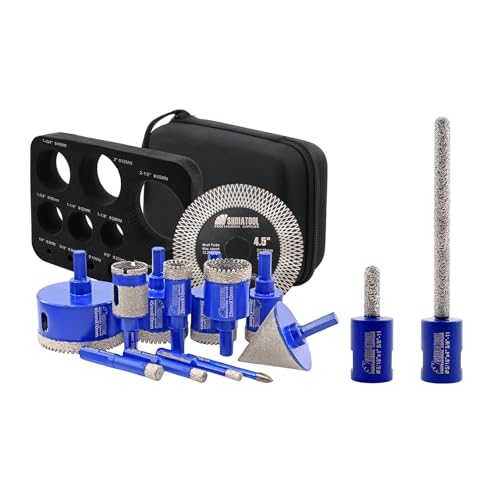 Kit de brocas de diamante SHDIATOOL 13 piezas miniatura 1