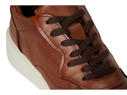 Image of Bruno Magli Men's Dezi Sneakers, Leather Shoes, Lace-Up Casual Shoes