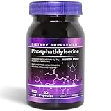 Brain Supplements for Memory and Focus – Phosphatidylserine Supplement 600MG & L-Carnosine – Brain Food & Energy Booster for Women, Men – Derived from Sunflower Lecithin – 60 Phosphatidyl Serine Pills
