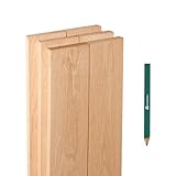 Forest 2 Home Red Oak Wood Lumber Bundle - 1 X 4 X 24 inches - 6 Board Pack - Kiln Dried Hardwood -...