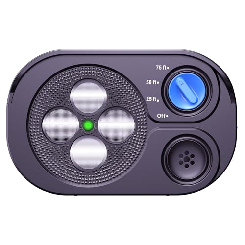 Image of BONSO Ultrasonic Anti Barking Device for Dogs, Bark Control Device Box with 3 Modes, Variable Ultrasound Frequencies, Automatic Dog Whistle, Effective Range up to 75ft, Neighbor Dog Silencer (Purple)