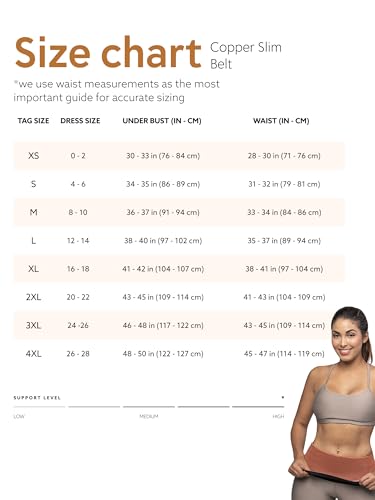 Faja de sudor COPPER SLIM con efecto térmico avanzado y compresión abdominal integrada 4