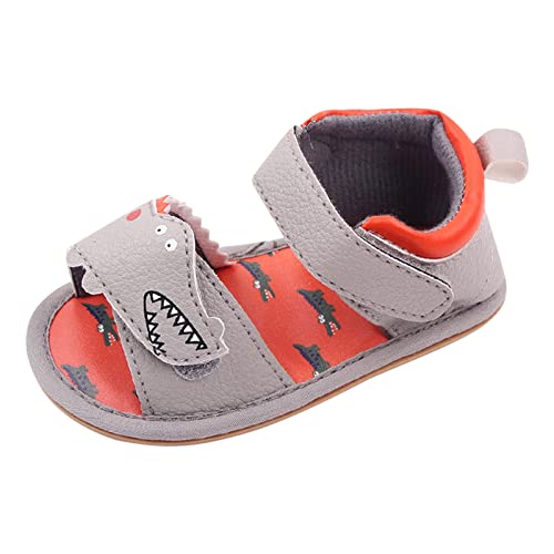 Baby Girl Sandals Toddler Comfort Open Toe Dinosaur Outdoor Casual Beach Shoes With Flower Flats Shoes